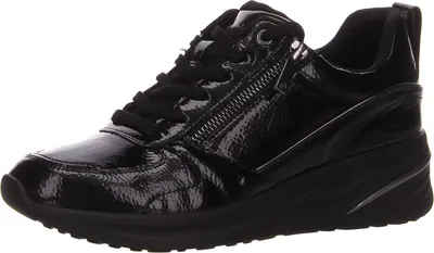 Image de Tamaris chaussures basses à lacets en noir, taille 41