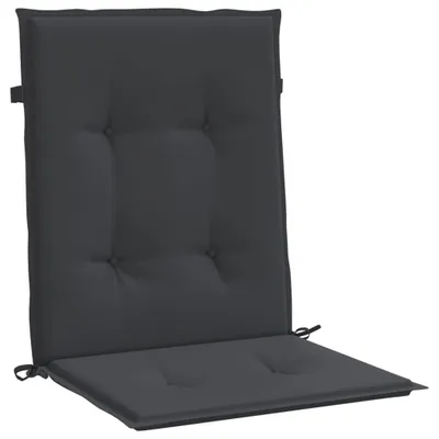 Produktbild von Gartenstuhlauflagen für Niedriglehner 2 Stk. Schwarz 100x50x3cm