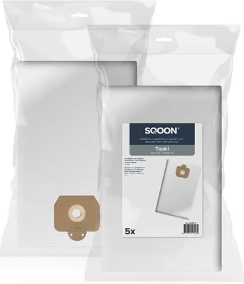 Produktbild von SQOON Staubsaugerbeutel 5 Stück Geeignet für Taski Vento 15, Hochwertige Filterbeutel, Langlebig & Passgenau