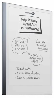 Produktbild von reMarkable reMarkable 2 Papiertablett - 187 x 246 mm - Grau - mit Marker Plus & Folio -