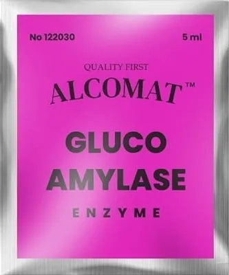 Zdjęcie produktu dla Alcomat GLUCOAMYLASE Enzyme | do cukrowania podczas procesu zacierania | Drożdże alkoholowe, drożdże destylacyjne | 5 ml | 1 sztuka