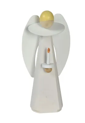 Produktbild von Dekofigur Engel mit Kerze (11cm) von KWO
