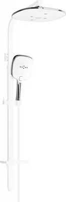 Produktbild von Mexen Q17 Duschsäule, Weiß/Chrom - 798171795-21