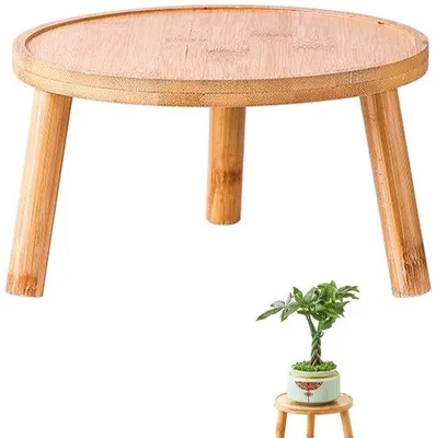 Immagine prodotto di Supporto per fiori in legno - Piccolo (14 x 9,5 cm) - Porta piante da interno/esterno - Decorazione in legno