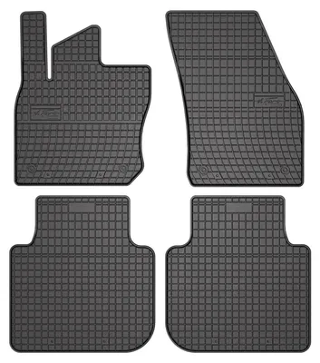 Produktbild von Gummi-Fußmatten für Volkswagen Tayron 2024- (SUV) – 4-tlg, Schwarz, passgenau