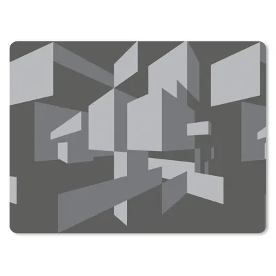 Produktbild von MuchoWow® Mauspad Mousepad 3D - Muster - Schwarz und Weiß 23x19 cm - Mousepads - Maus Mat - Pad - Mausunterlage - Schreibtischunterlage - Mauspad