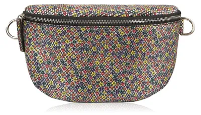 Produktbild von Paolo Peruzzi T-36-D Nierentasche aus Leder mit Blumenmuster für Damen