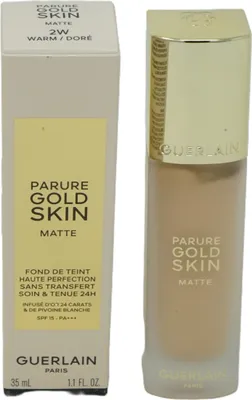 Produktbild von Guerlain Parure Gold Skin Matte, Pumpenflasche, Flüssigkeit, Farbkorrektur, Mattierend, Warm, Beige, 2W
