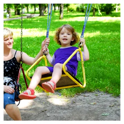 Produktbild von Schaukelgurte – Befestigungsseil für Hängematten und Schaukeln – geeignet für Garten, Terrasse, Spielplatz, Innen- und Außenbereich, Pergola und Yoga