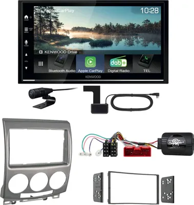 Produktbild von Kenwood DMX7722DABS Android Auto CarPlay Bluetooth Einbauset für Mazda 5 CR