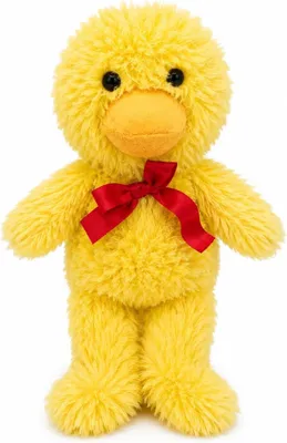 Produktbild von Ente Kuscheltier mit Schleife 32 cm Gelbes Plüschtier Stofftier Niedliche Ente Geschenk für Kinder