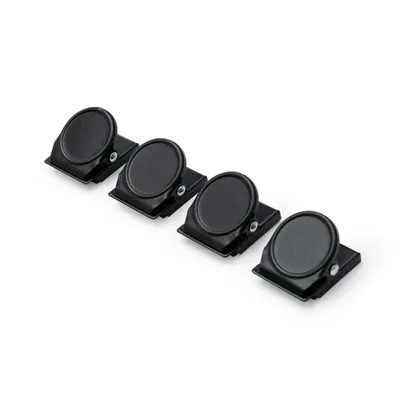 Immagine prodotto di Clip magnetiche nere - set di 4 magneti
