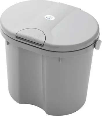Produktbild von ROTHO BABYDESIGN Windeleimer TOP stone grey
