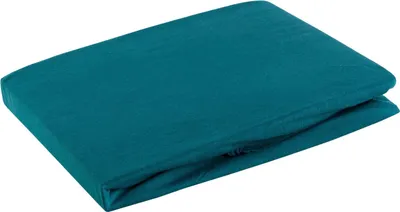 Zdjęcie produktu dla Prześcieradło z gumką Jersey 120X200 turkusowe