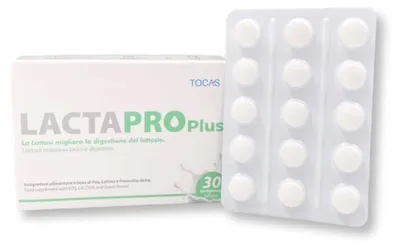 Immagine prodotto di Lactapro Plus 30 Compresse