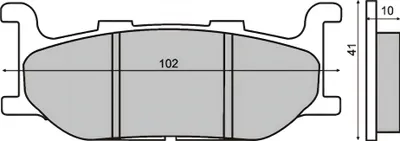 Immagine prodotto di Pastiglie freno Sinter-Tech RMS per Yamaha Majesty 400