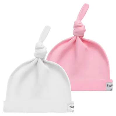 Obrázek produktu pro Prapiroon, čepička pro novorozence, dívky i chlapce, 100% bavlna, kojenecká čepice