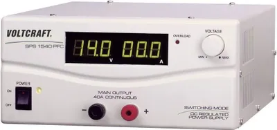 Produktbild von VOLTCRAFT SPS 1540 PFC Labornetzgerät, einstellbar 3 - 15 4 - 40 A 600 W Remote Anzahl Ausgänge 1 x