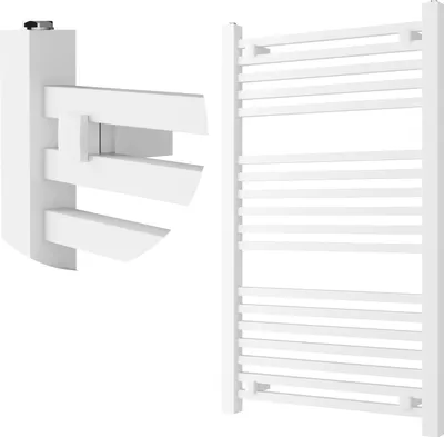 Immagine prodotto di Granitan | Radiatore da bagno Bergen - 100x60 cm - Bianco - Design moderno - Pratico ed elegante