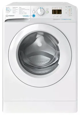 Image de Lave-linge frontal 8kg 1200 tours/min - Indesit - BWA81295XWVFR -