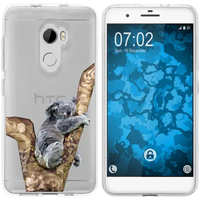 Produktbild von PhoneNatic Case kompatibel mit HTC One X10 Silikon-Hülle Vektor Tiere Koala M9