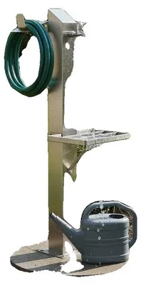 Image de Colonne décorative, en acier inoxydable, résistante aux intempéries, couleur argent