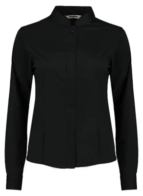 Produktbild von BARGEAR - Hemd Stehkragen für Damen FK2480 (L) (Schwarz)