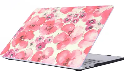 Produktbild von Mobigear Flowers MacBook Pro 15 Zoll (2016-2019) Hardcase Hülle MacBook Case - Model 36 - Model A1707 / A1990