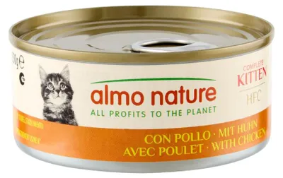 Image de Almo Nature HFC Naturel KITTEN & Huhn 150gx24