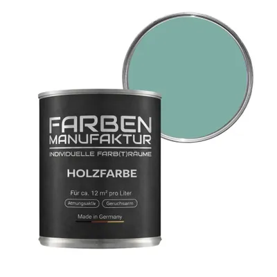 Produktbild von Holzfarbe Wetterschutzfarbe Holzlack Holzschutzlack Trendfarbe 5L - Blau Grün
