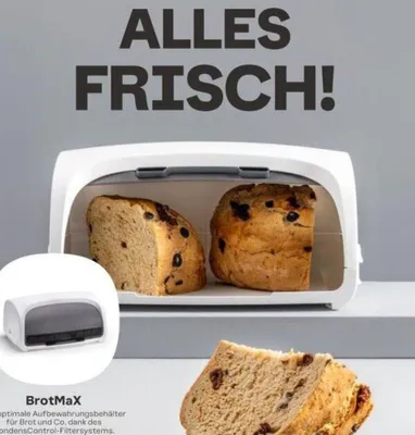 TUPPERWARE A201 JUNIOR BrotMax 2 Brotkasten Gebäck Und Brotlager Weiß
