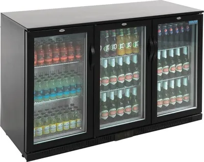 Produktbild von Polar Serie G Barkühlschrank mit 3 Klapptüren 330L