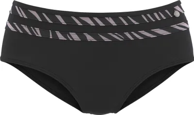 Produktbild von LASCANA Highwaist-Bikini-Hose schwarz Größe 36