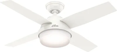 Produktbild von Deckenventilator mit Beleuchtung und Fernbedienung Dante Weiß 112 cm