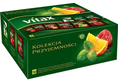 Obrázok produktu pre Vitax Kolekcia bylinných a ovocných čajov, 90 čajových vrecúšok