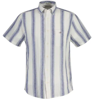 Produktbild von Gant - Hemd für Herren, Leinen, kurzärmlig GT58438 (S) (Klassische Blauwäsche)