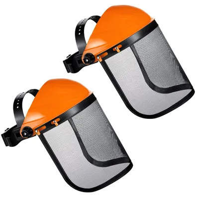 Immagine prodotto di Casco di sicurezza regolabile con visiera protettiva per lavori di giardinaggio