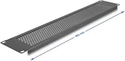 Immagine prodotto di DELOCK 19" Blindpanel mit runden Löchern 2 HE schwarz