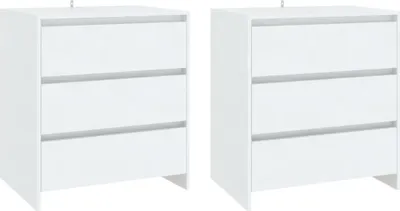 Immagine prodotto di vidaXL Credenza 3 pezzi in legno bianco