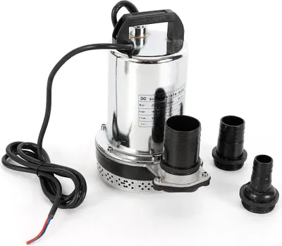 Immagine prodotto di Pompa sommergibile per acque reflue, 12V 160W 6000 l/h, per drenaggio, fossa settica e pozzetto, design robusto