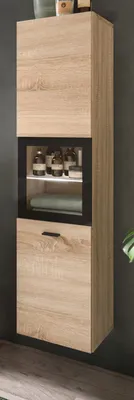 Produktbild von Badezimmer Midischrank "Lowell" Sonoma Eiche Badschrank hängend/stehend