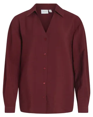 Productafbeelding van VIDOMIRA Blouse met V-hals en lange mouwen - NOOS