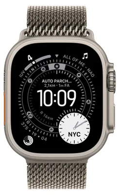 Image de Apple Watch Ultra 3 , OLED, écran tactile, 64 Go, Wi-Fi, GPS, 61,6 g