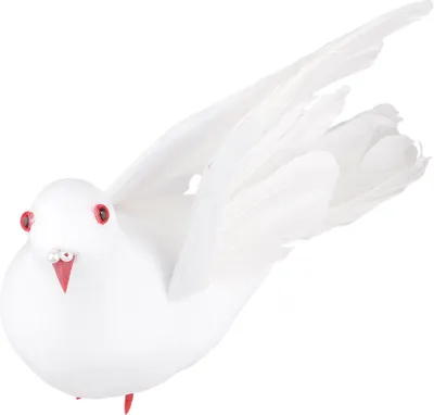Obrázok produktu pre Umelá biela holubica Fake Dove Ornament Domáce dekorácie Vianočné doplnky Party dekorácie