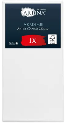 Produktbild von Artina Keilrahmen Leinwand Akademie, 50x100cm
