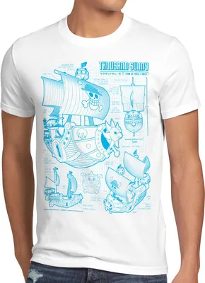 Produktbild von style3 Thousand Sunny Herren T-Shirt strohhut anime japan