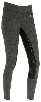 Immagine prodotto di Pantaloni da equitazione Covalliero donna check antracite HW 2020, taglia:32/34