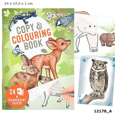 Zdjęcie produktu dla DEPESCHE 0012178 DEPESCHE Wildtiere Durchpaus Bastelbuch