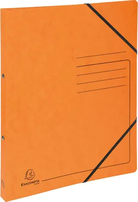 Immagine prodotto di Exacompta 542554E Raccoglitore ad anelli - A4, 2 anelli, Ø 25 mm, elastico, arancione