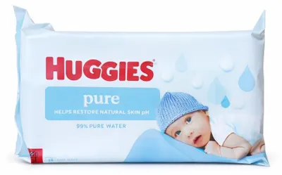 Zdjęcie produktu dla Huggies Chusteczki Nawilżane Baby Wipes Pure 48 szt.